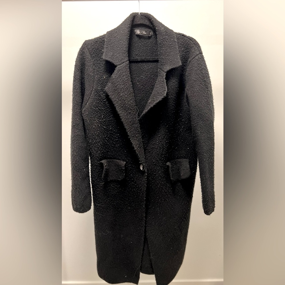 Flap Pockets Coat-Style Cardigan from Lyla + Luxe